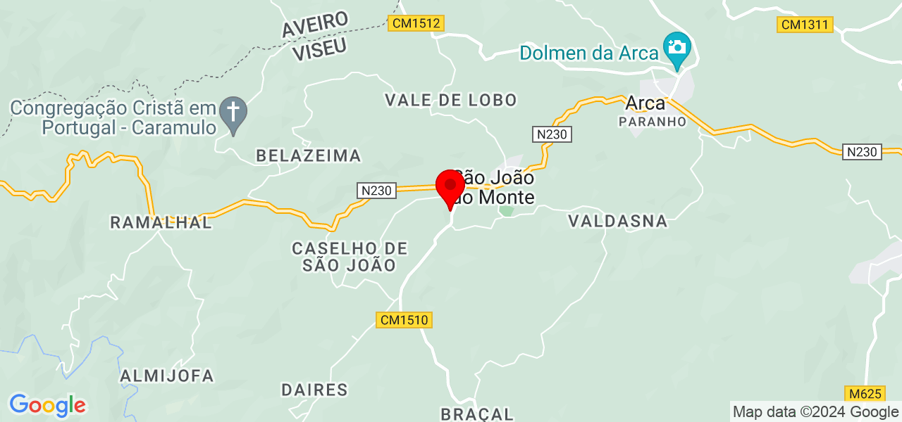 Diogo Profirio - Viseu - Tondela - Mapa