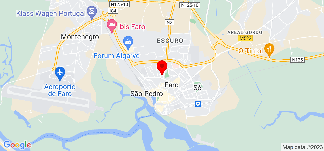 Jannette van de L&ouml;cht - Faro - Faro - Map