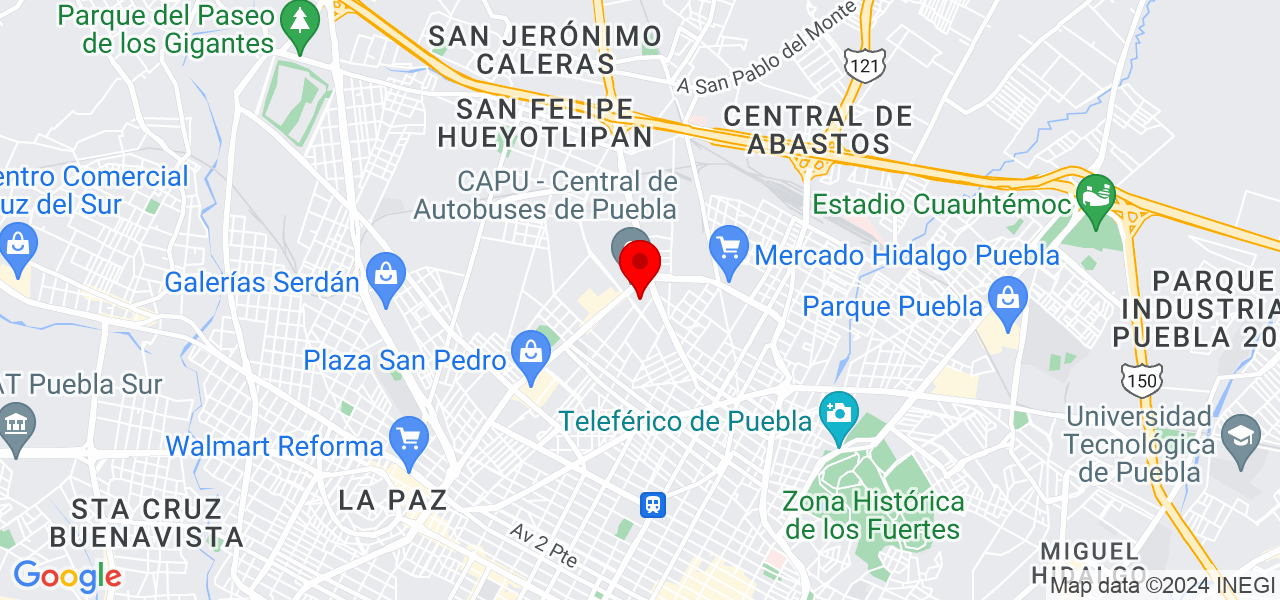 Cloudecor - Puebla - Puebla - Mapa