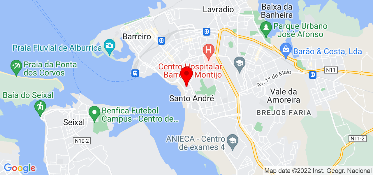 Videomaker - Nuno Farinha - Setúbal - Barreiro - Mapa