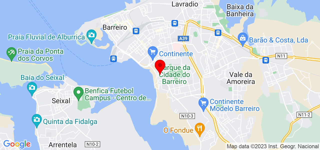 Pinheiro Remodelac&otilde;es - Setúbal - Barreiro - Mapa