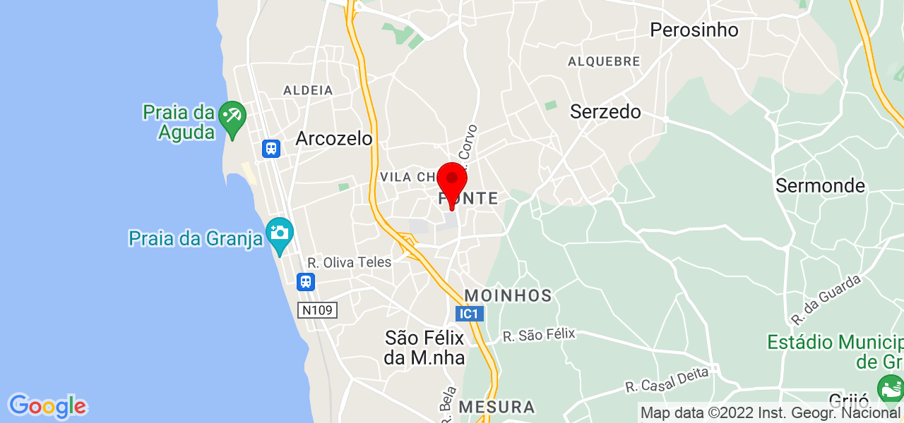 Olga Cardoso, Professora, Formadora e Explicadora de Línguas e Literatura: Português e Inglês - Porto - Vila Nova de Gaia - Map