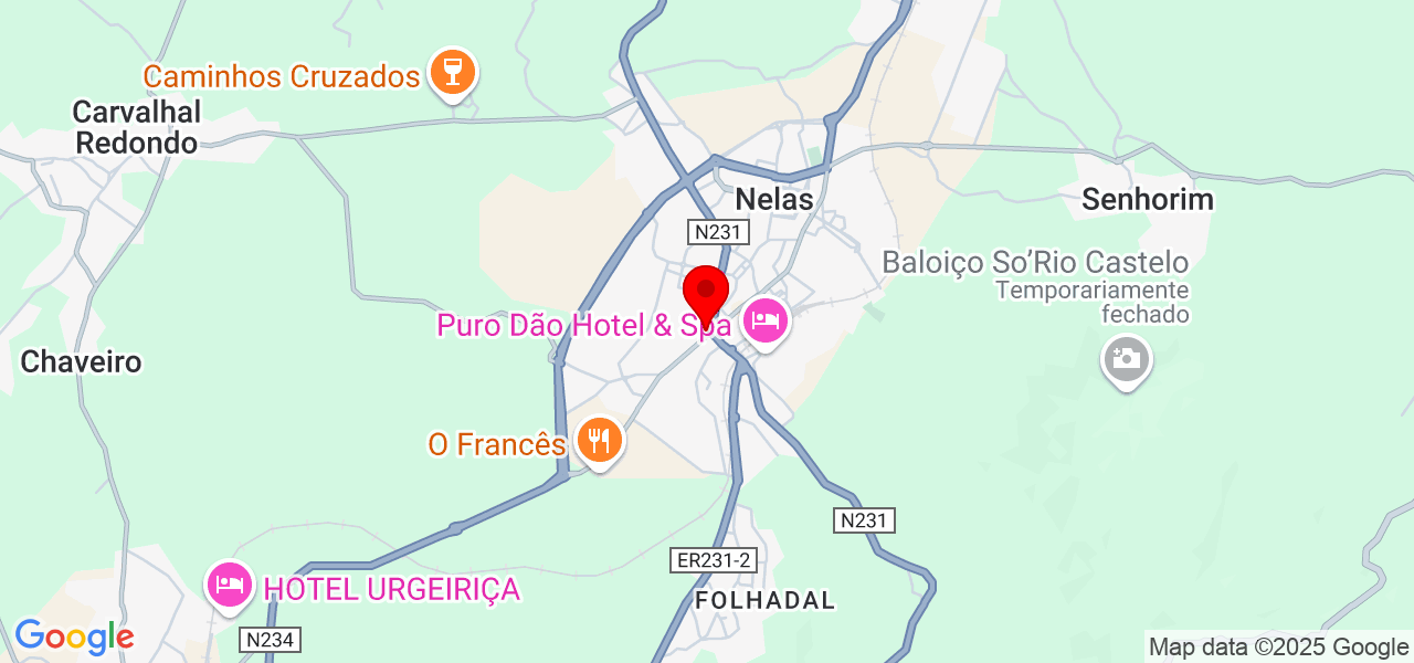 LDN Construção - Viseu - Nelas - Map
