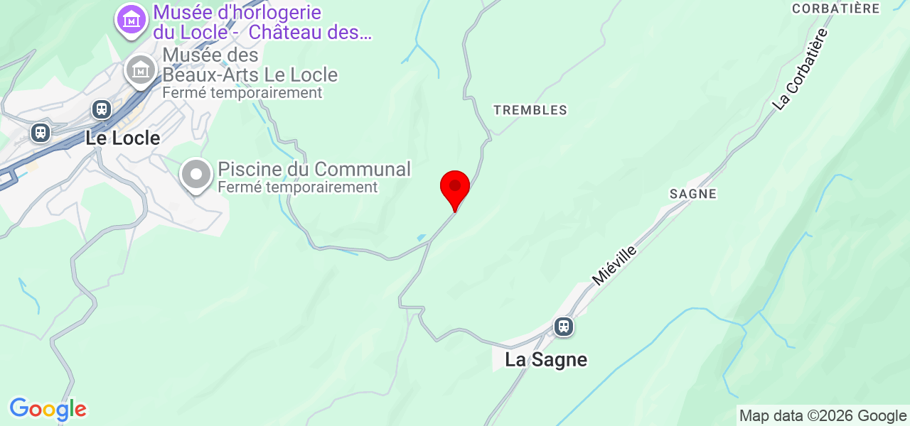 Davide - Neuenburg - Le Locle - Carte