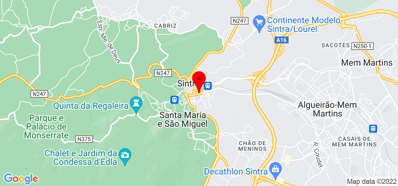 Marco Ant&oacute;nio Santos - Lisboa - Sintra - Mapa