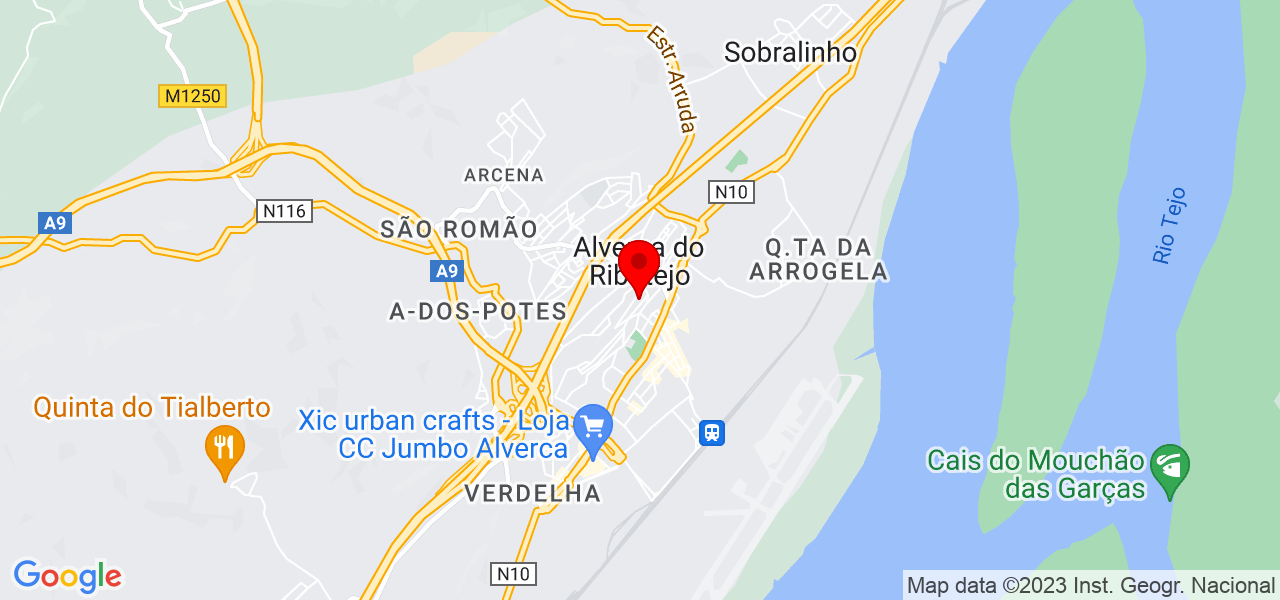 Eleonora dos Santos Bosco - Lisboa - Vila Franca de Xira - Mapa
