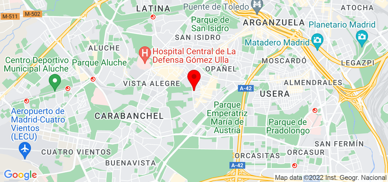 Yulio - Comunidad de Madrid - Madrid - Mapa