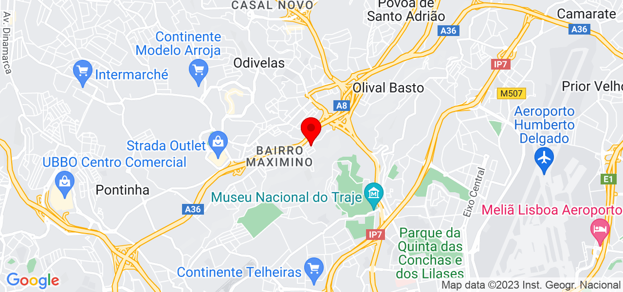 Kleber Ribeiro - Lisboa - Odivelas - Mapa