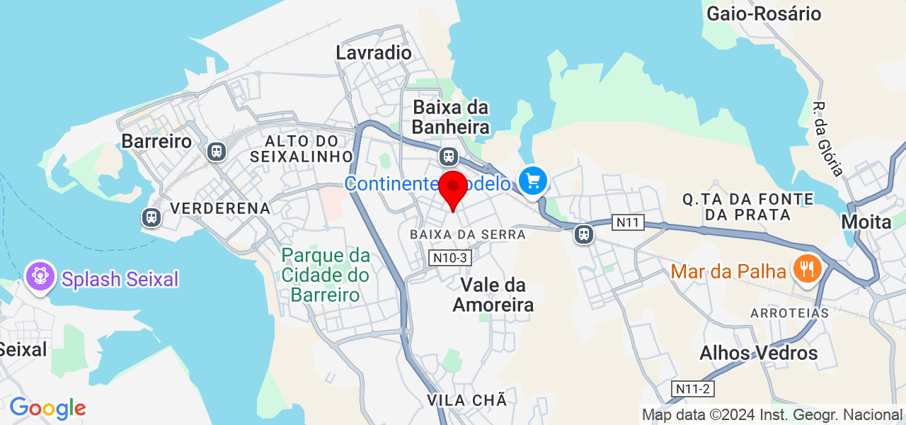 Vítor Fernandes - Setúbal - Moita - Map
