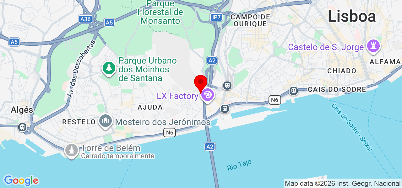 Luciane Silva - Lisboa - Lisboa - Mapa