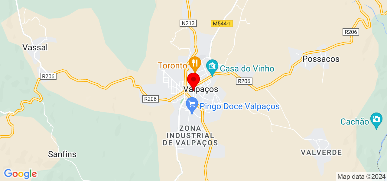 Sousa Remodela&ccedil;&otilde;es - Vila Real - Valpaços - Mapa