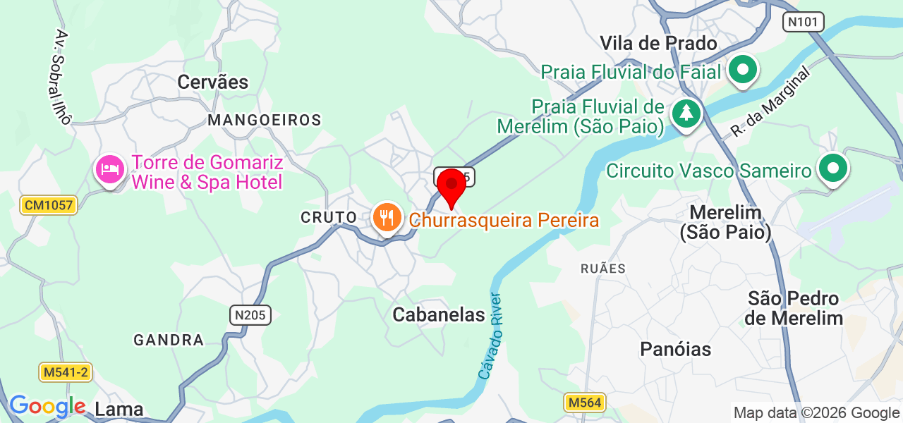 Paloma Altmann, - Braga - Vila Verde - Mapa