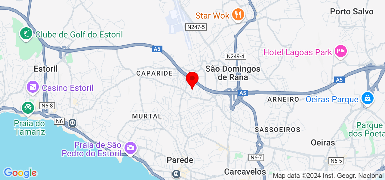 Shaima Omran - Lisboa - Cascais - Mapa