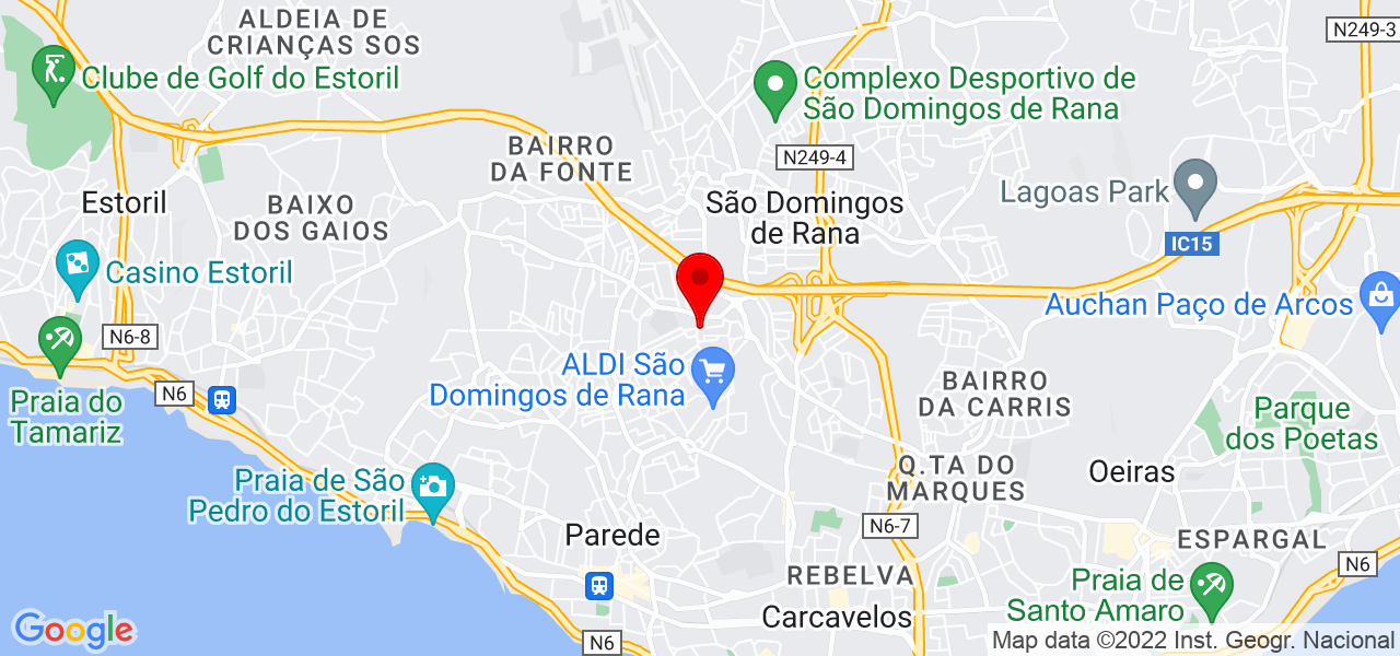 Carlos laranja - Lisboa - Cascais - Mapa