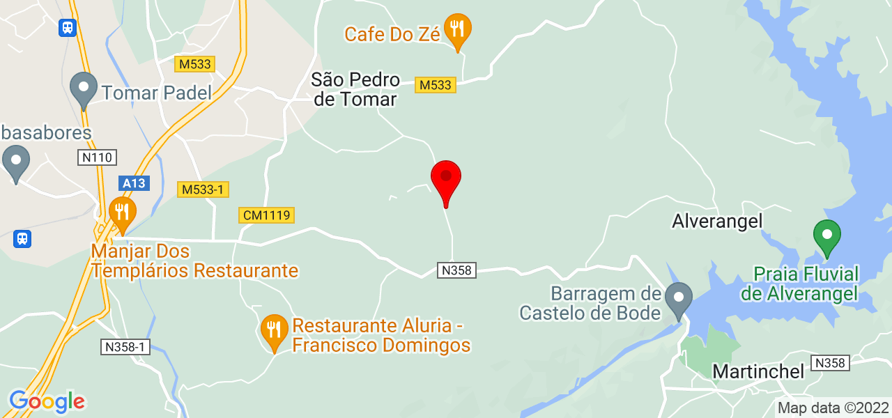 M.L.P Construção & Renovação - Santarém - Tomar - Mapa