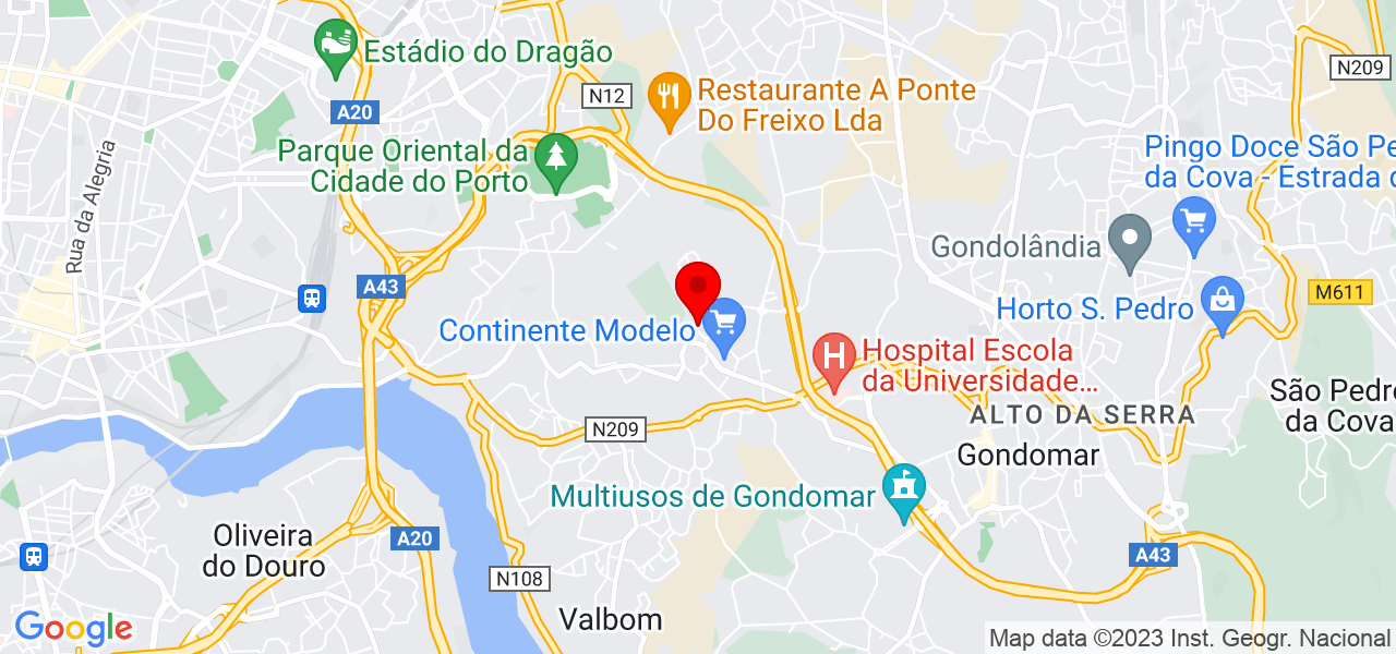 Alexandre Almeida - Porto - Gondomar - Mapa