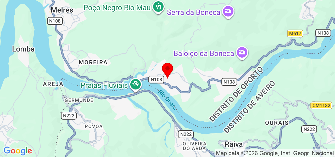 Assistente Virtual Remoto - Porto - Penafiel - Karte