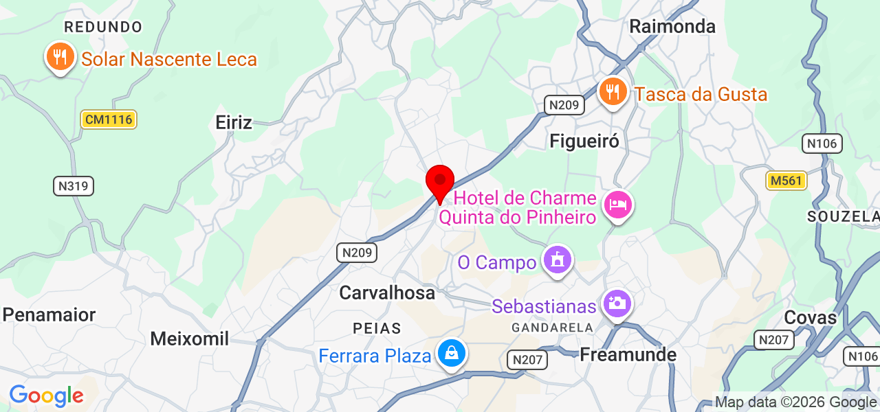 Arslignum - Porto - Paços de Ferreira - Mapa