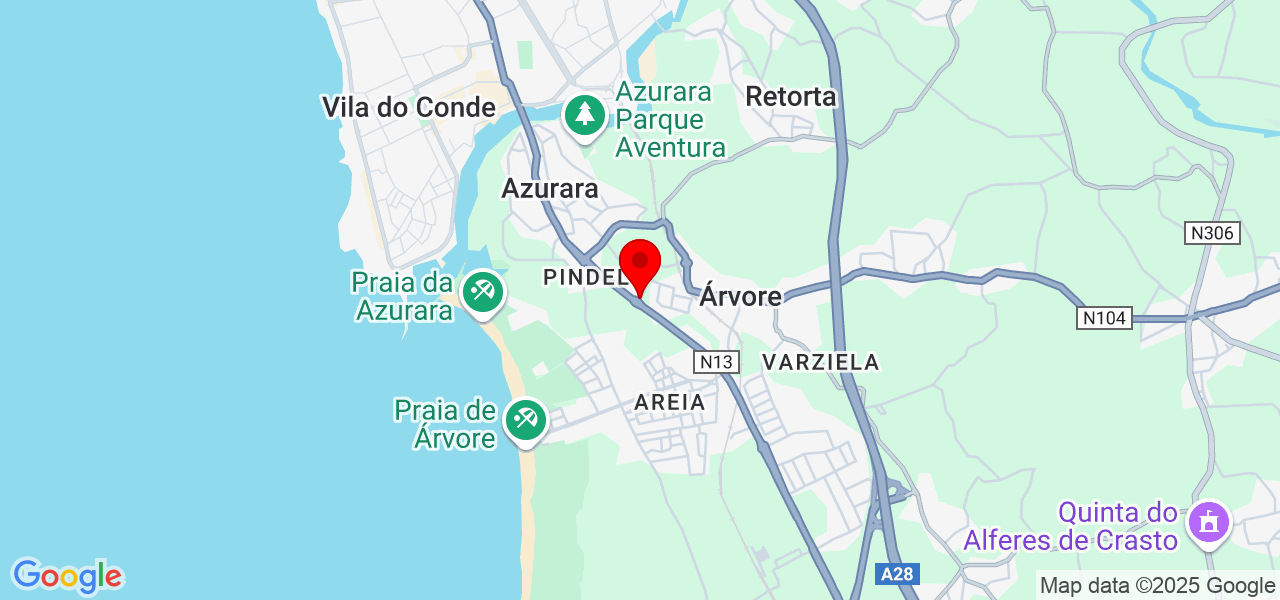 Renato Santos - Porto - Vila do Conde - Mapa