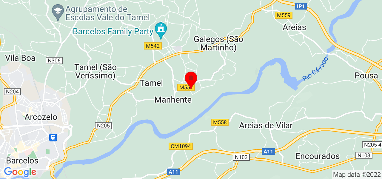 Miguel Ferreira - Braga - Barcelos - Mapa