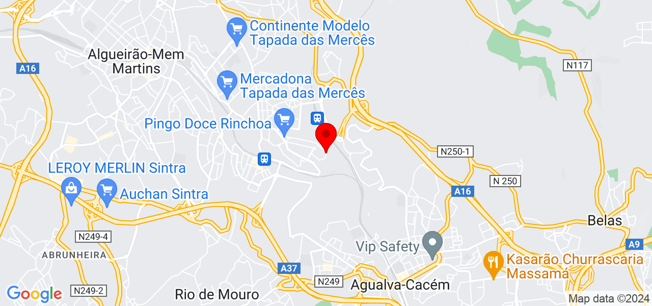 CAYS - Centro Animal Yara Sobral - Lisboa - Sintra - Mapa