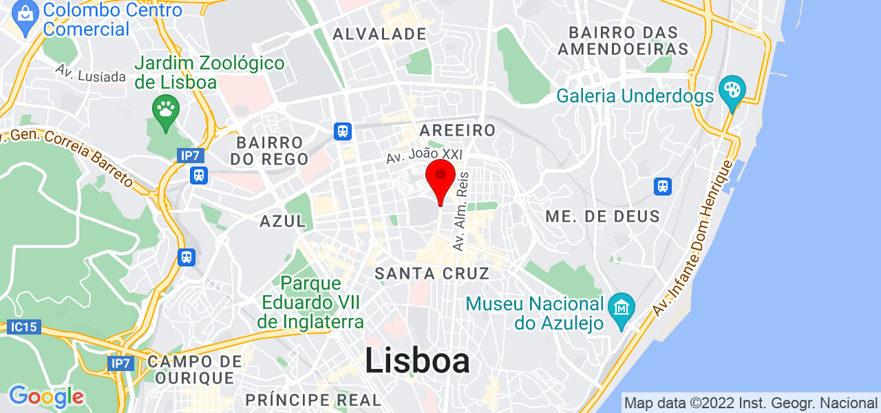 Filmagem e edi&ccedil;&atilde;o de Video - Lisboa - Lisboa - Mapa