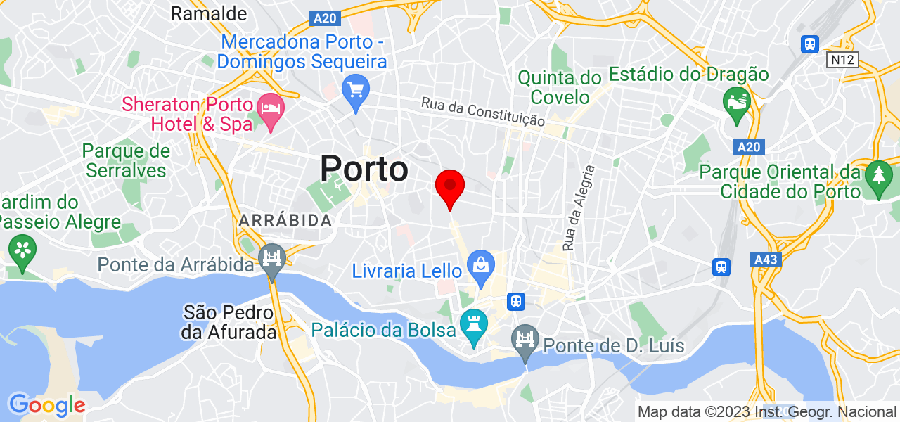 Kelly Carvalho - Porto - Porto - Mapa