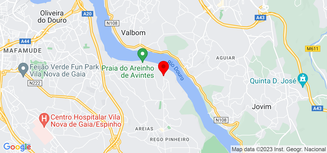 Ana Santos - Porto - Vila Nova de Gaia - Mapa