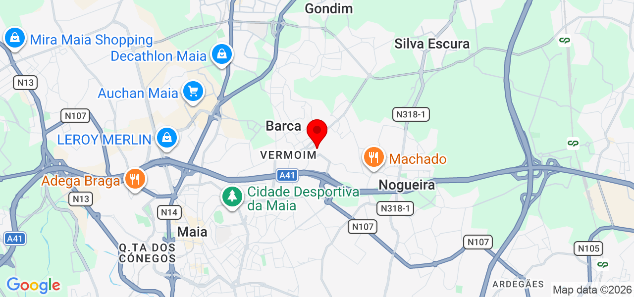 Joana Teixeira - Porto - Maia - Map