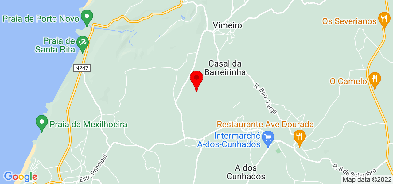 Ana Luisa Paulo - Centro de Yôga - Lisboa - Torres Vedras - Mapa