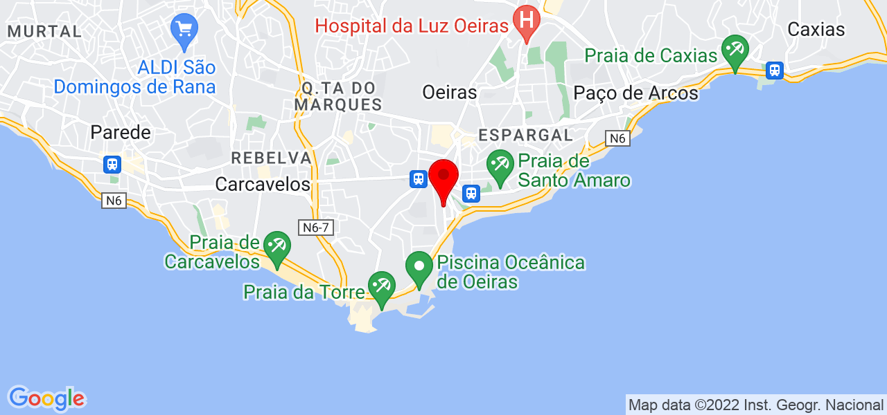 Joana Lucas - Lisboa - Oeiras - Mapa