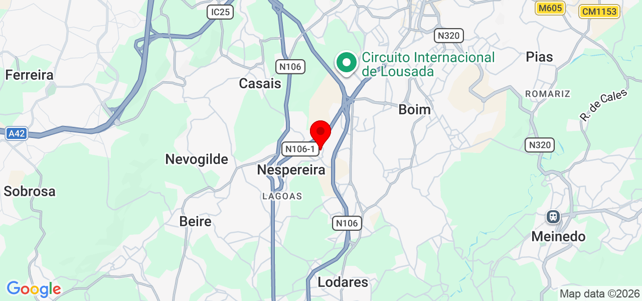 Oliveira Montagens & Reparações - Porto - Lousada - Mapa