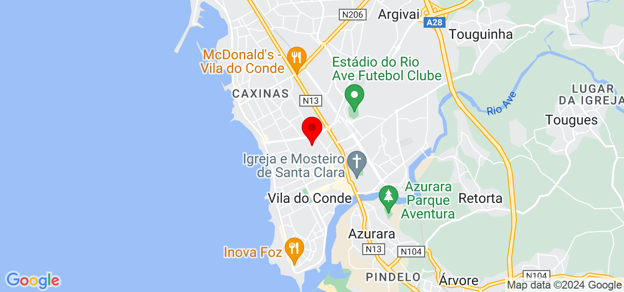 Carina Soares - Porto - Vila do Conde - Mapa
