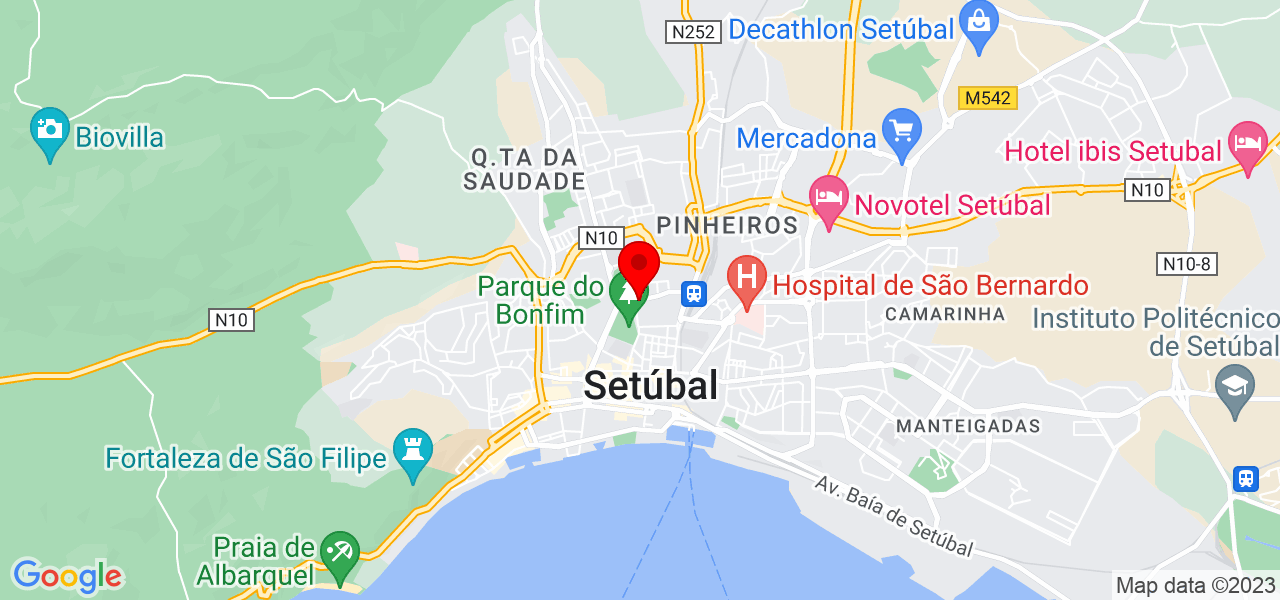 D&eacute;bora Panguila - Setúbal - Setúbal - Mapa