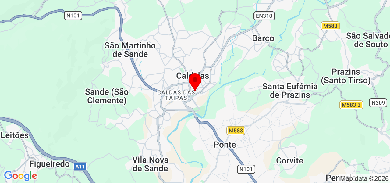 Somos9.transportes - Braga - Guimarães - Karte