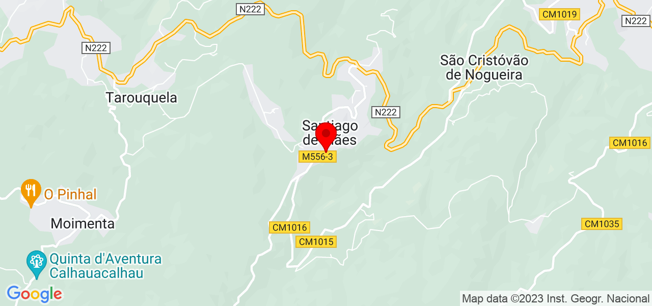 Vasconcelos - Viseu - Cinfães - Map