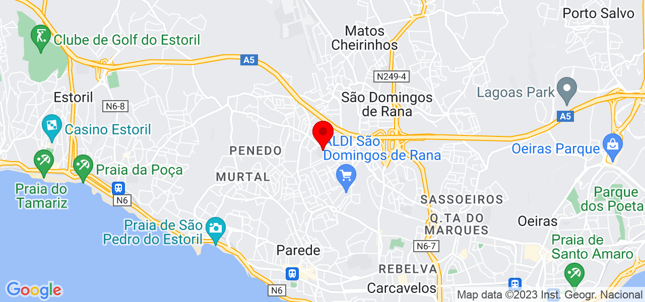 Roberta Lionello - Lisboa - Cascais - Mapa