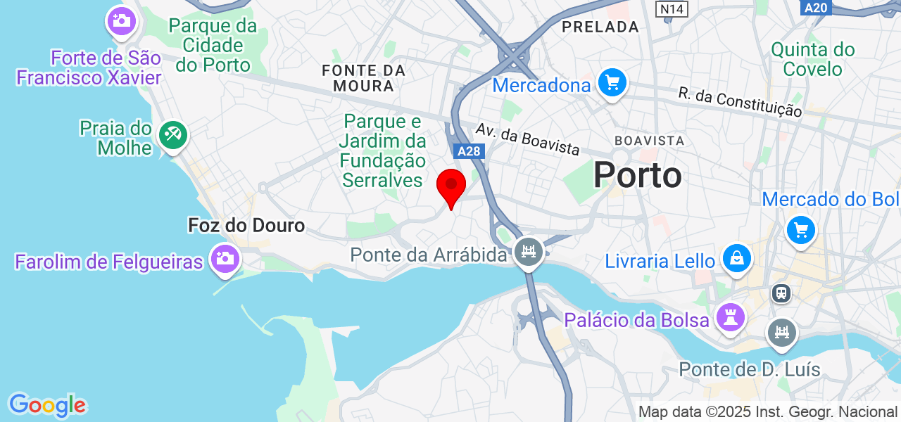 Rita Moreno - Porto - Porto - Mapa