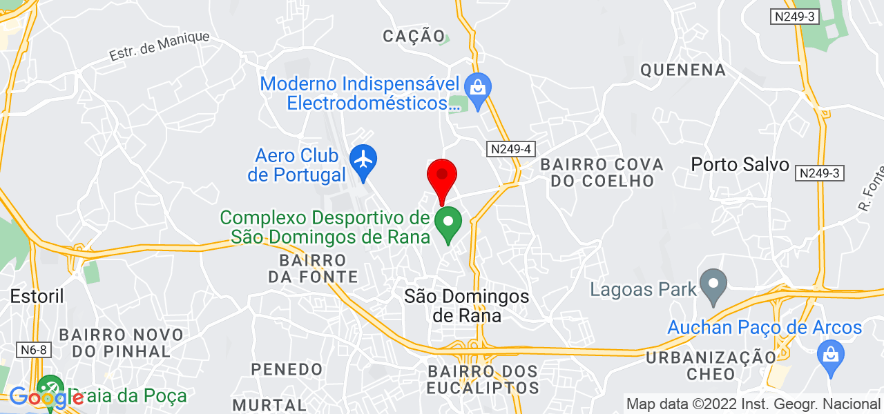 Maria Eduarda - Lisboa - Cascais - Mapa