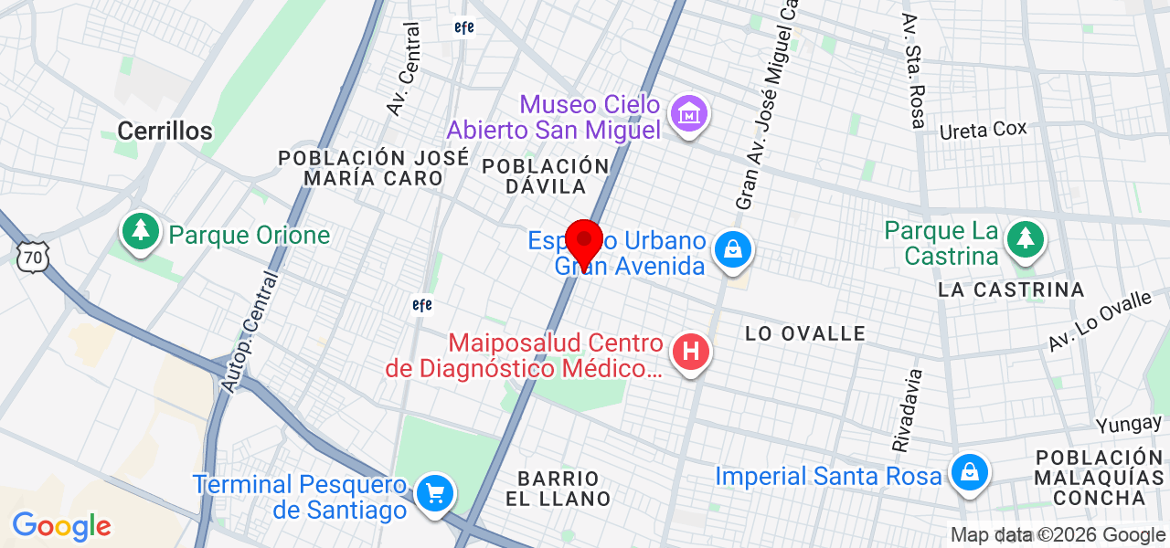jazmin - Región Metropolitana de Santiago - Santiago - Map