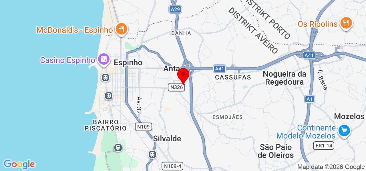 Auto Spa - Aveiro - Espinho - Karte