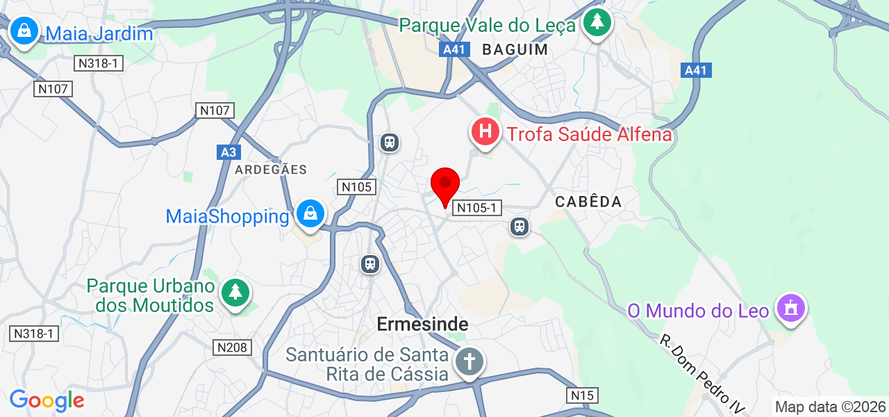 William Silva - Porto - Valongo - Mapa