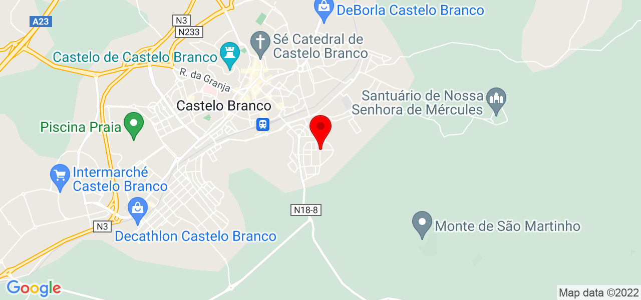 Sara supico - Castelo Branco - Castelo Branco - Mapa