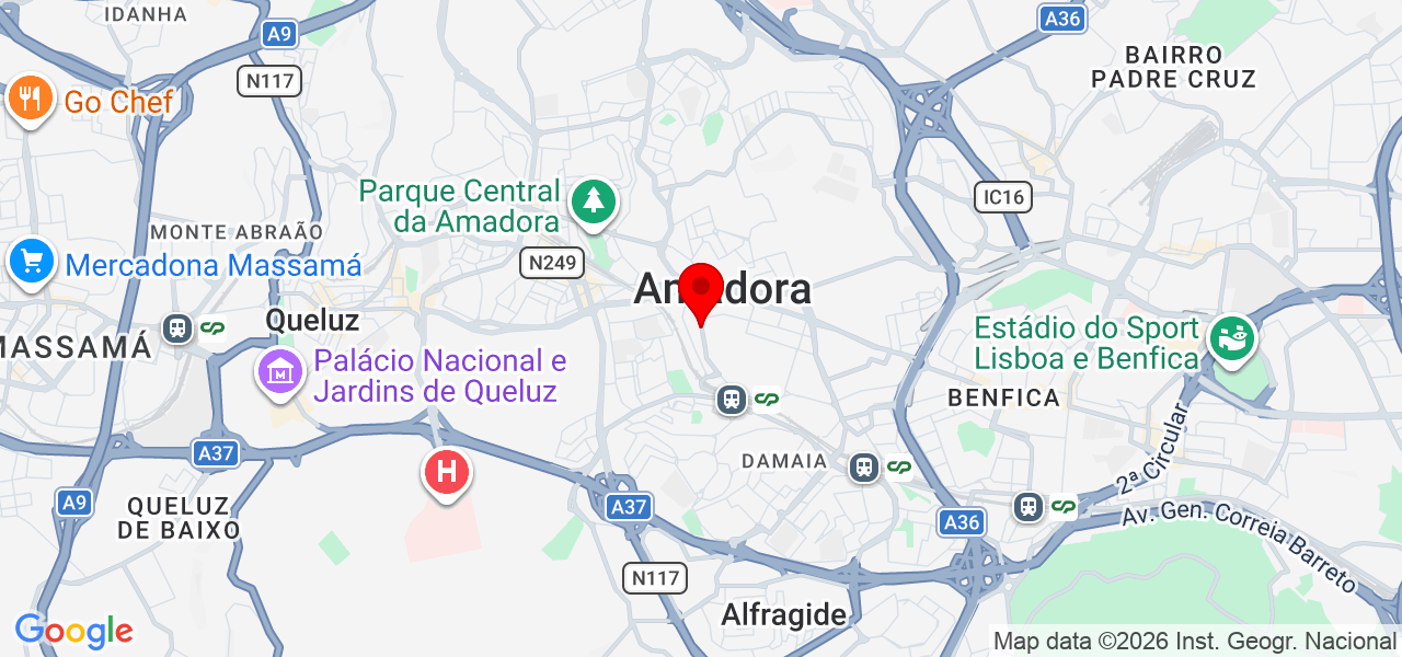 Global services - Lisboa - Amadora - Karte