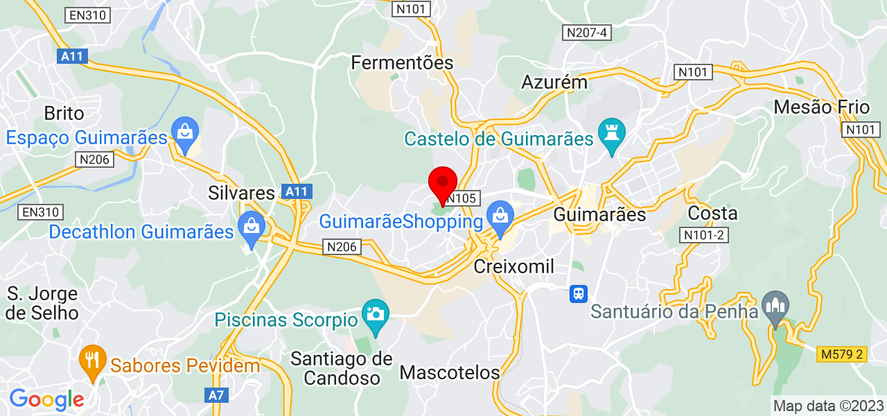Defesa pessoal MMA , JIU JITSU , LUTA LIVRE ESPORTIVA - Braga - Guimarães - Mapa