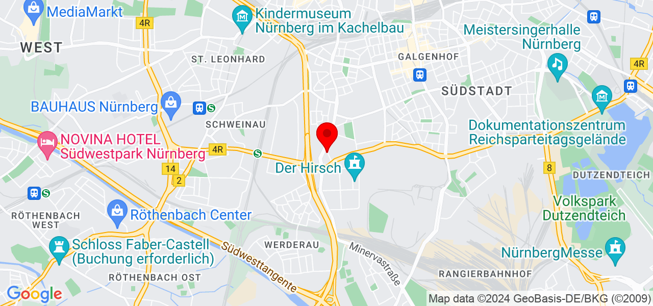 Walid - Bayern - Nürnberg - Karte