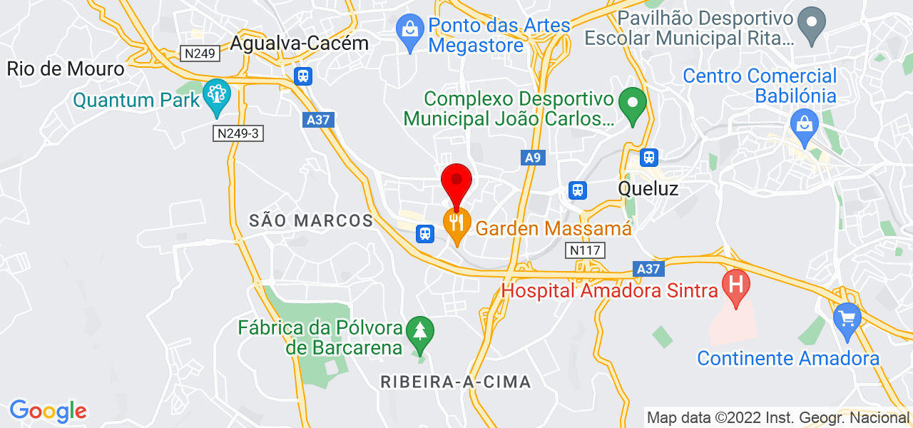 Debora Ramos - quiromassagem - Lisboa - Sintra - Mapa