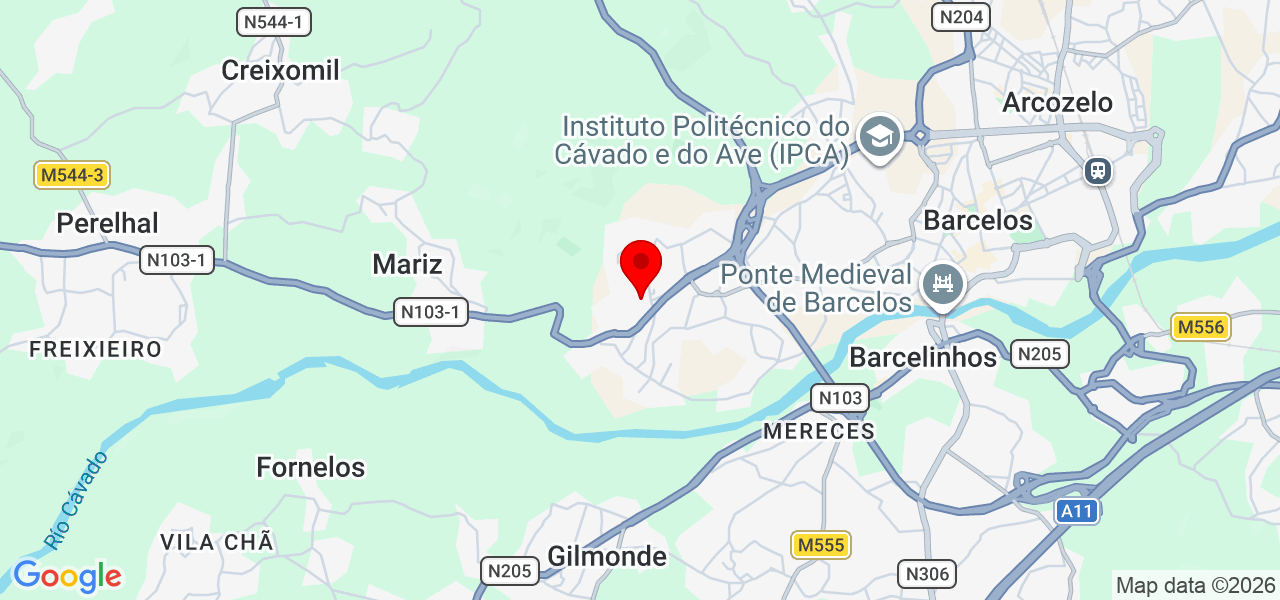 Trabalho com muito gosto - Braga - Barcelos - Map