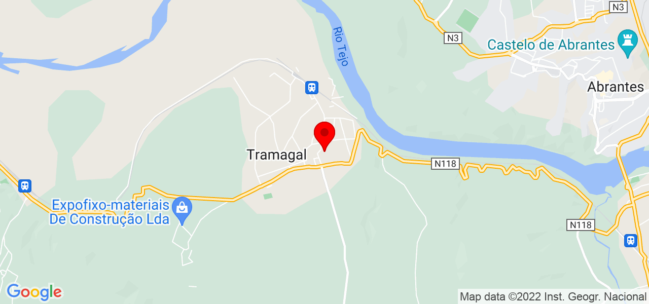 Paulo - Santarém - Abrantes - Mapa