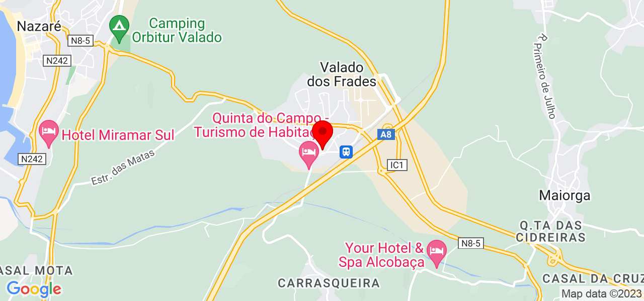 Marqui Staff, Lda. - Leiria - Nazaré - Mapa